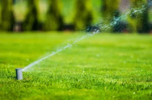 open lawn sprinkler