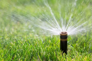 lawn sprinkler installation